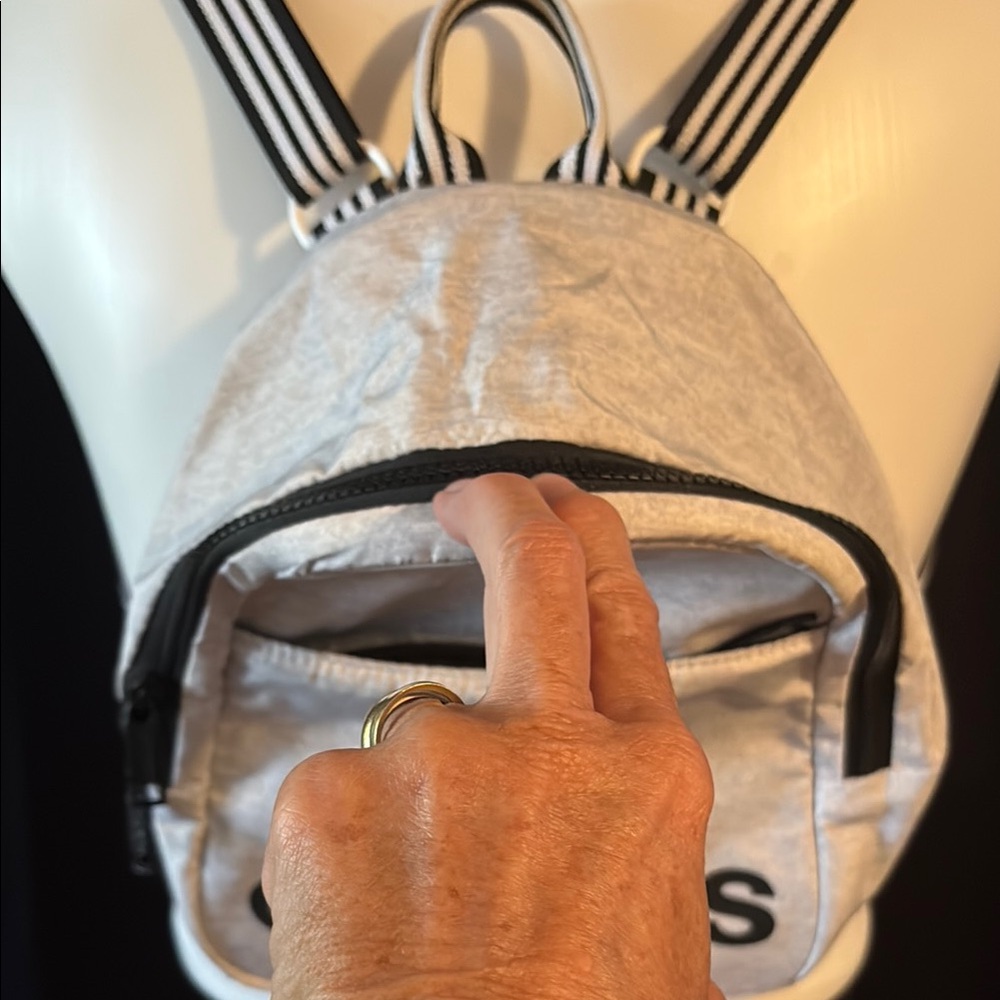 Adidas Gray Mini Backpack - Picture 4 of 8